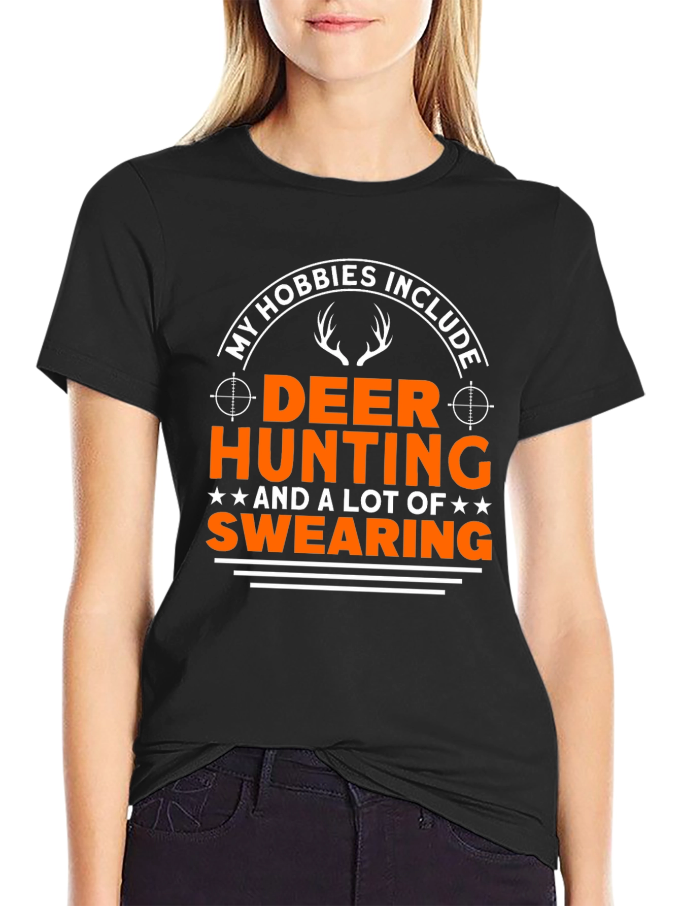 Deer Hunting & Swearing T-Shirt