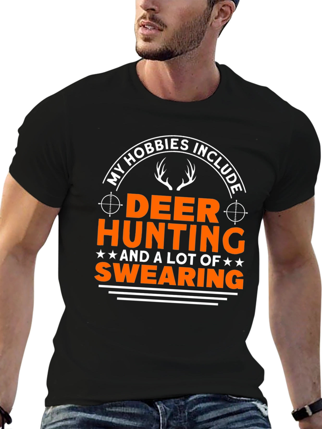 Deer Hunting & Swearing T-Shirt