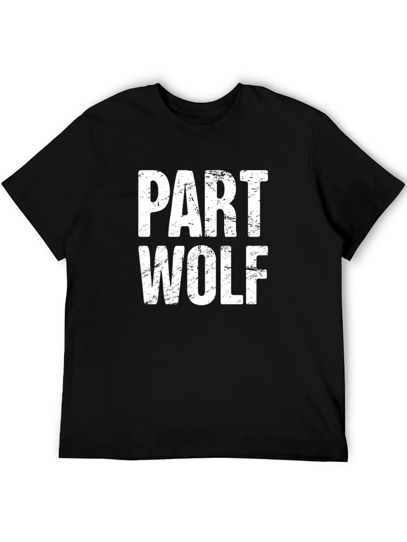 Part Wolf T-Shirt - Funny Graphic Tee