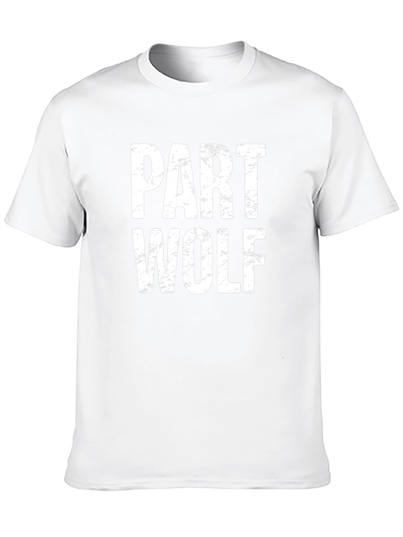Part Wolf T-Shirt - Funny Graphic Tee