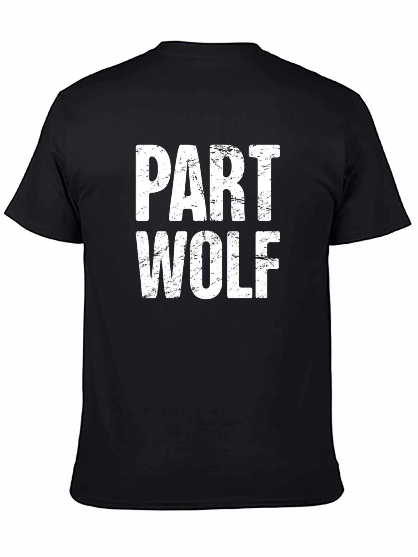 Part Wolf T-Shirt - Funny Graphic Tee
