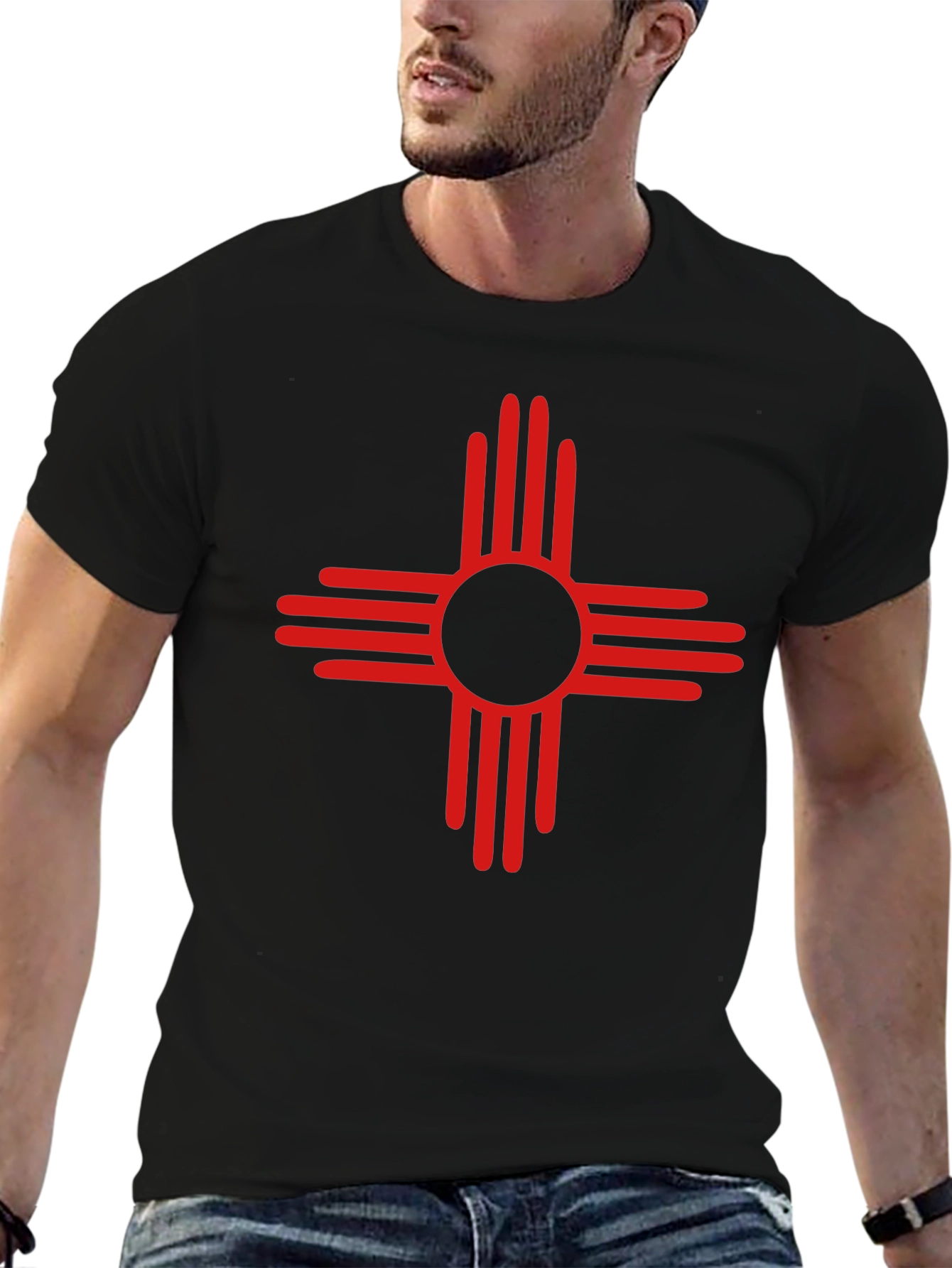Zia Symbol Black T-Shirt