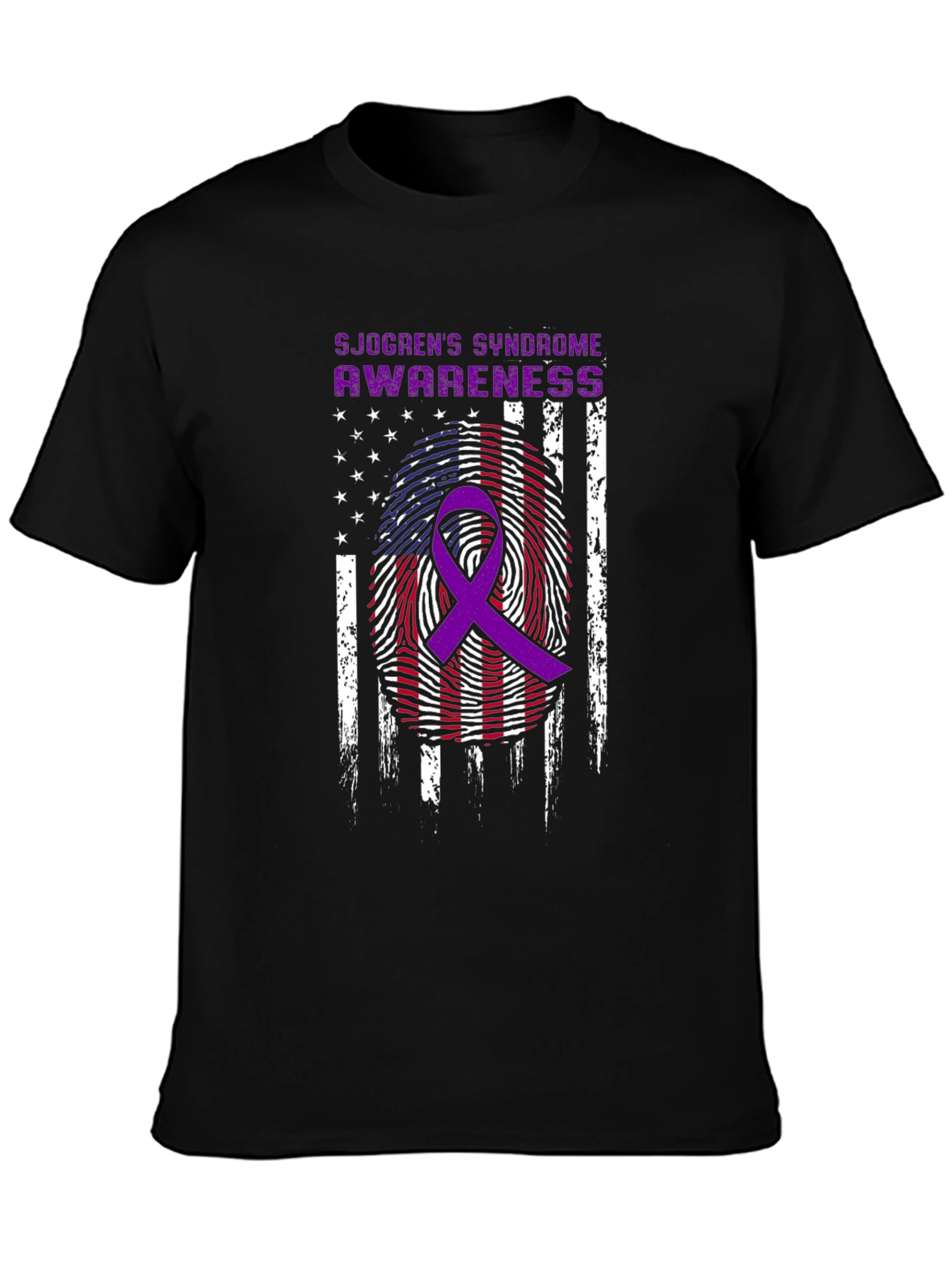 Sjogrens Syndrome Awareness Ribbon T-Shirt