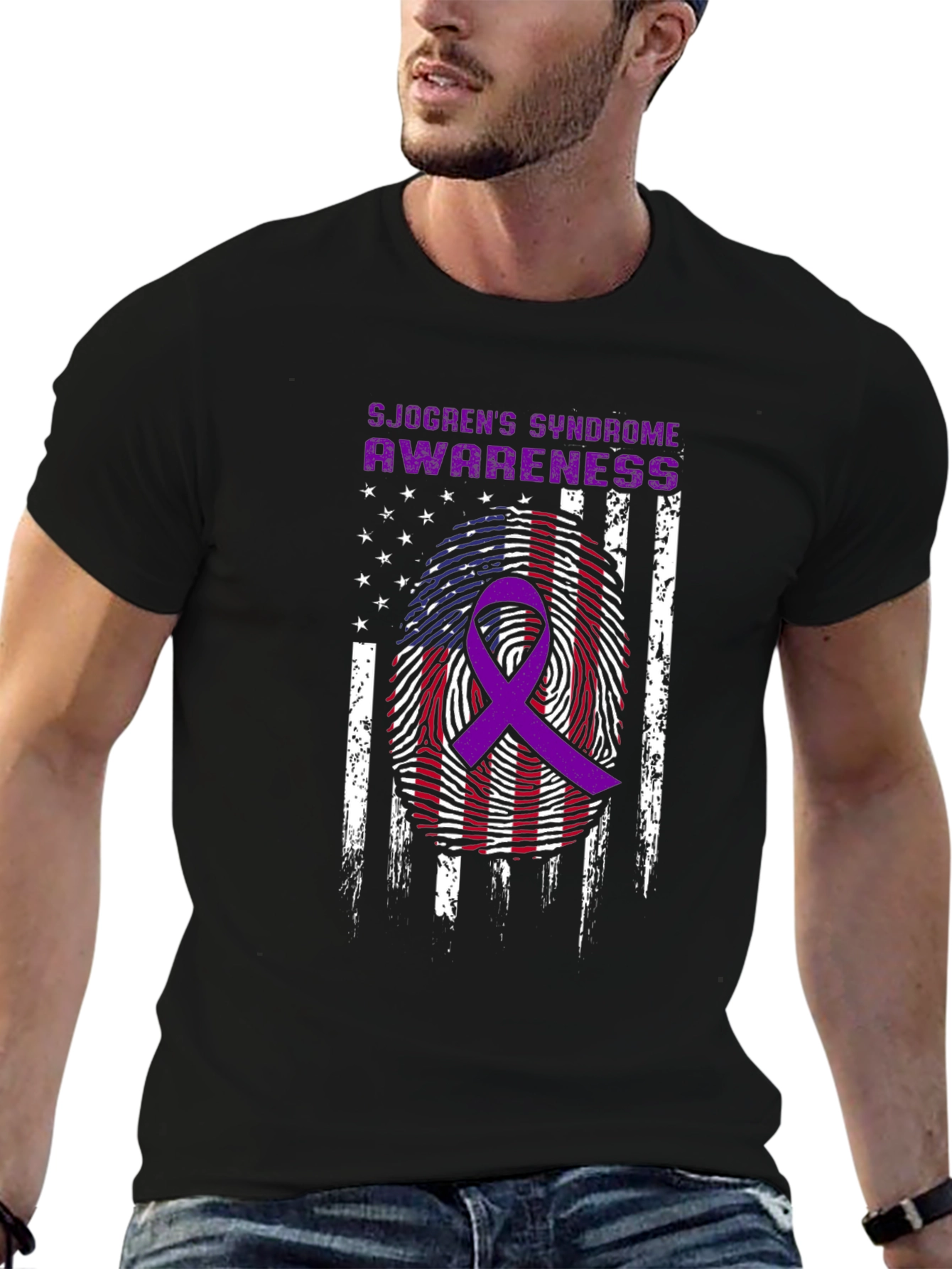Sjogrens Syndrome Awareness Ribbon T-Shirt