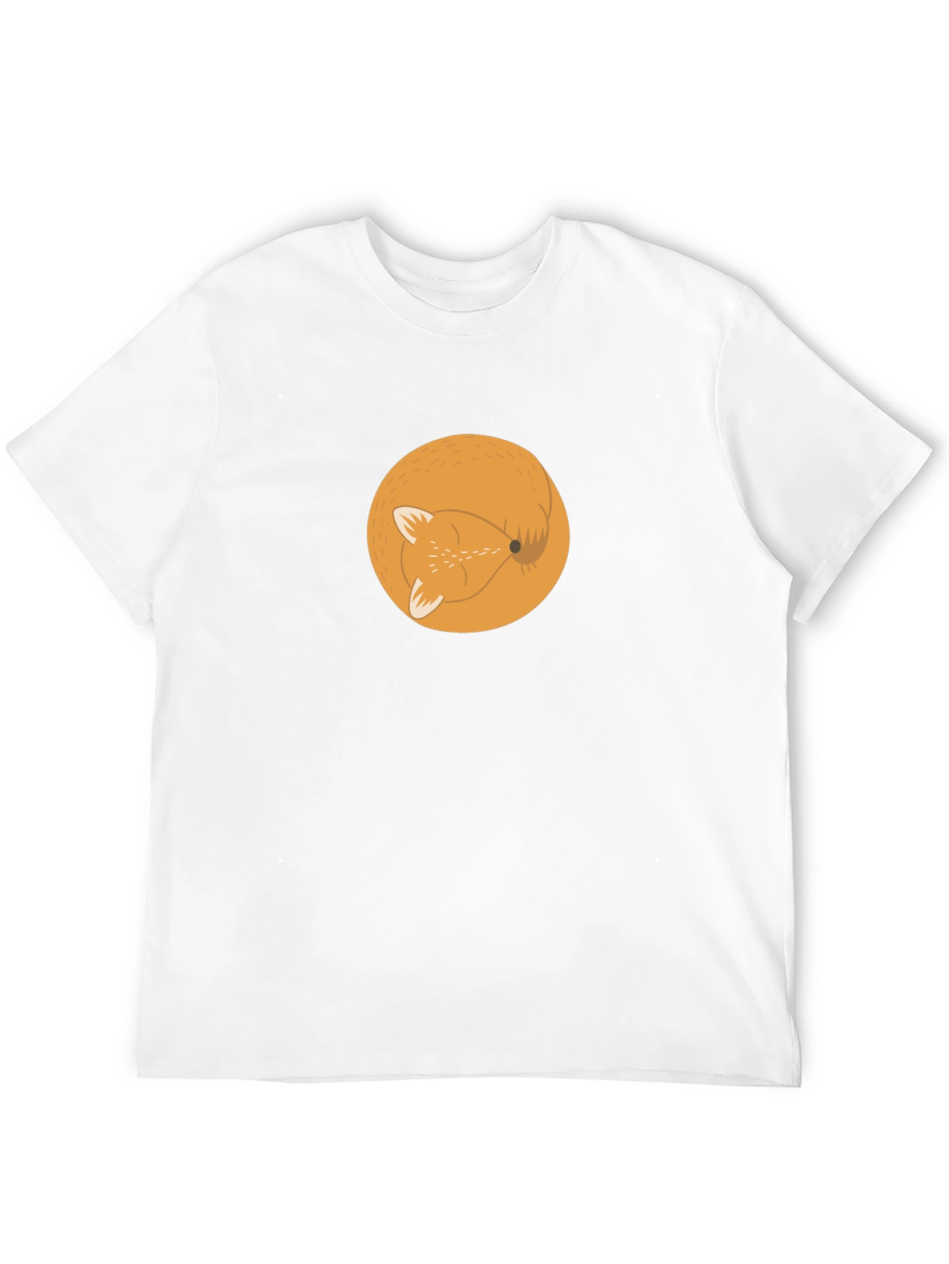 Fox Circle Graphic Tee - Stylish Mens T-Shirt