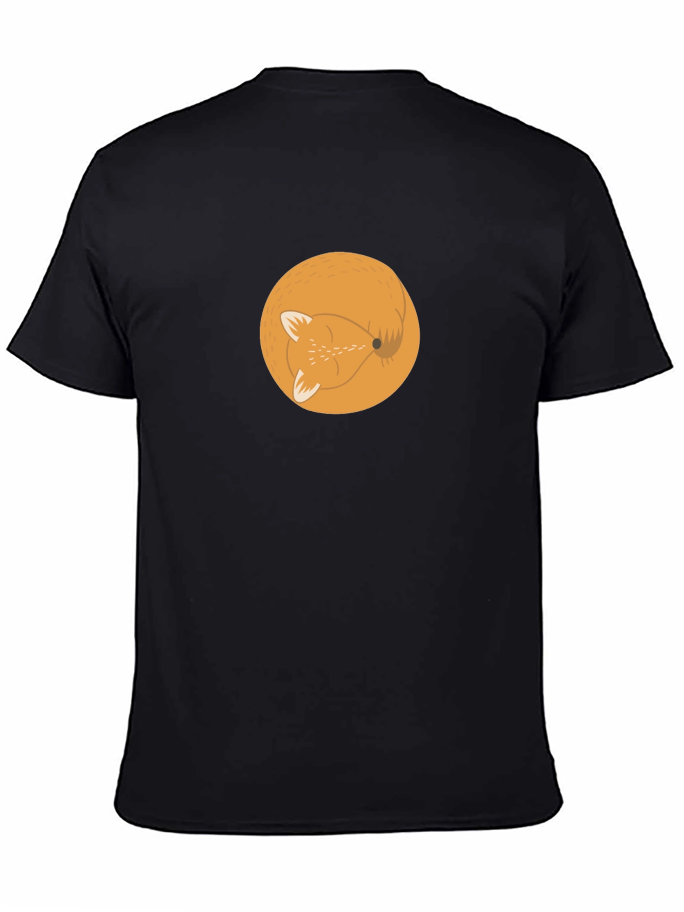 Fox Circle Graphic Tee - Stylish Mens T-Shirt