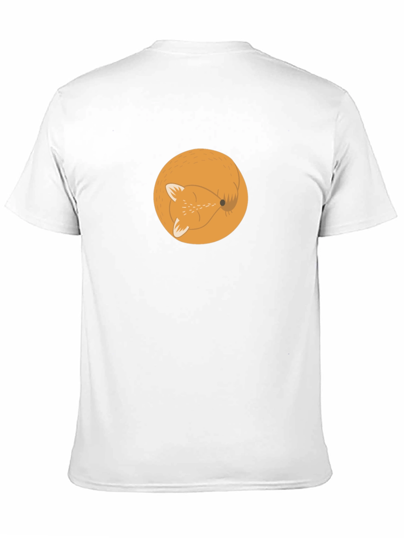 Fox Circle Graphic Tee - Stylish Mens T-Shirt