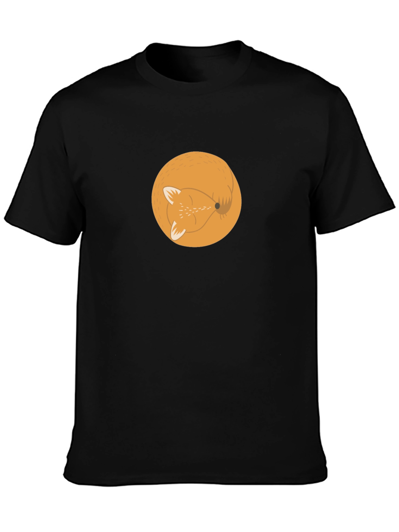 Fox Circle Graphic Tee - Stylish Mens T-Shirt