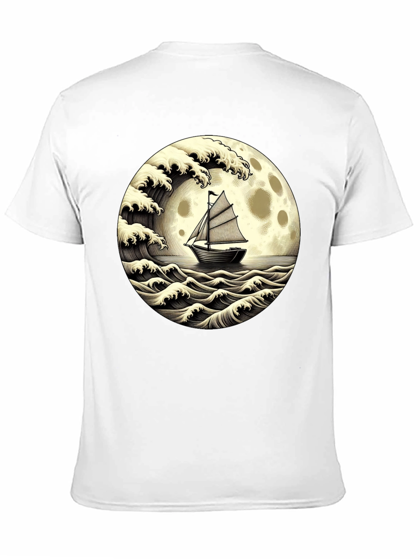 Nautical Moon Boat T-Shirt