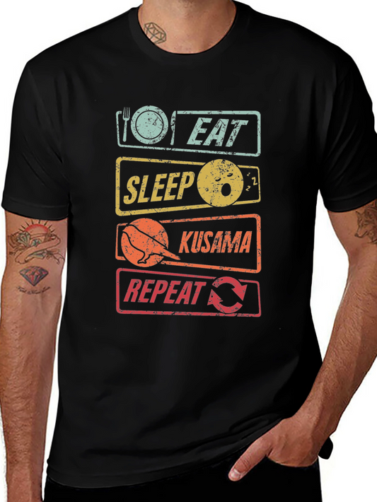 Eat Sleep Kusama Repeat T-Shirt