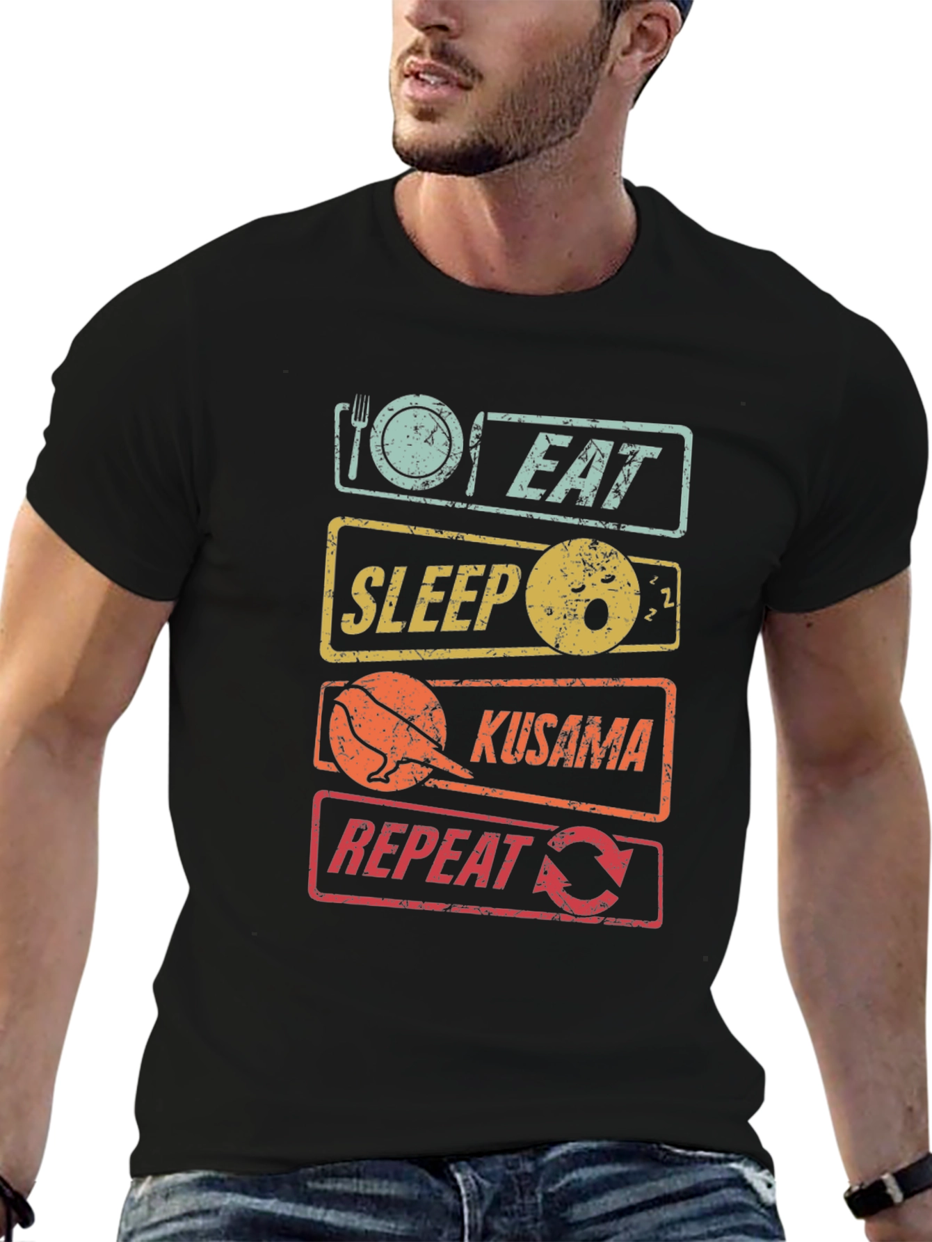 Eat Sleep Kusama Repeat T-Shirt