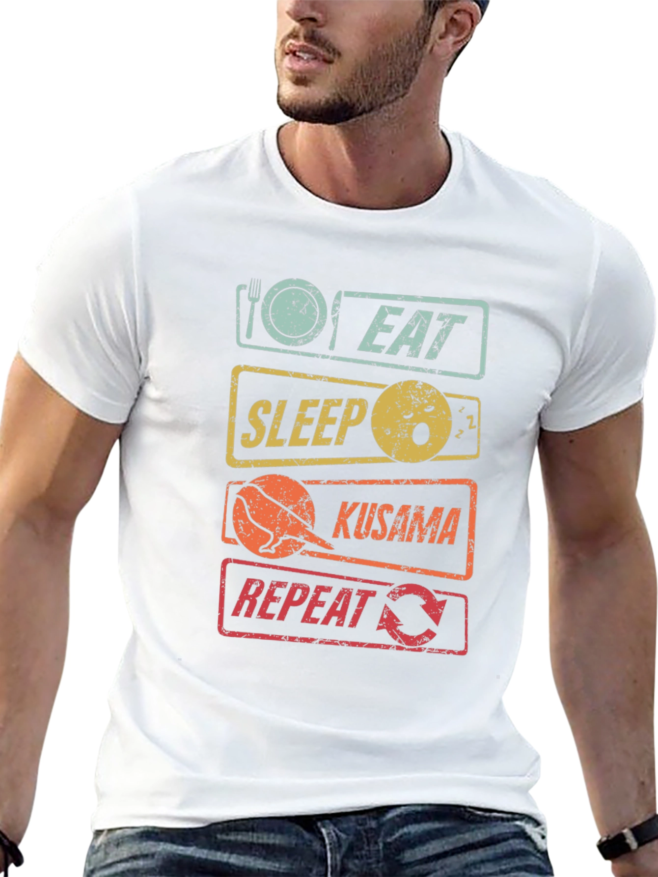 Eat Sleep Kusama Repeat T-Shirt