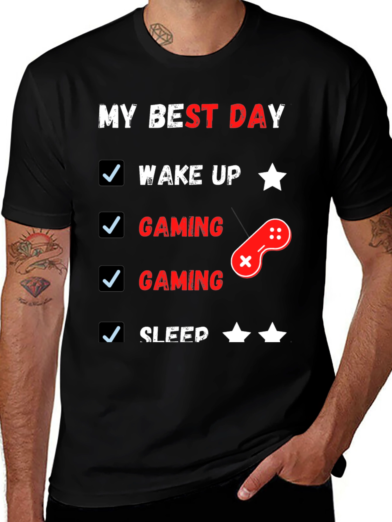 My Best Day Gaming T-Shirt