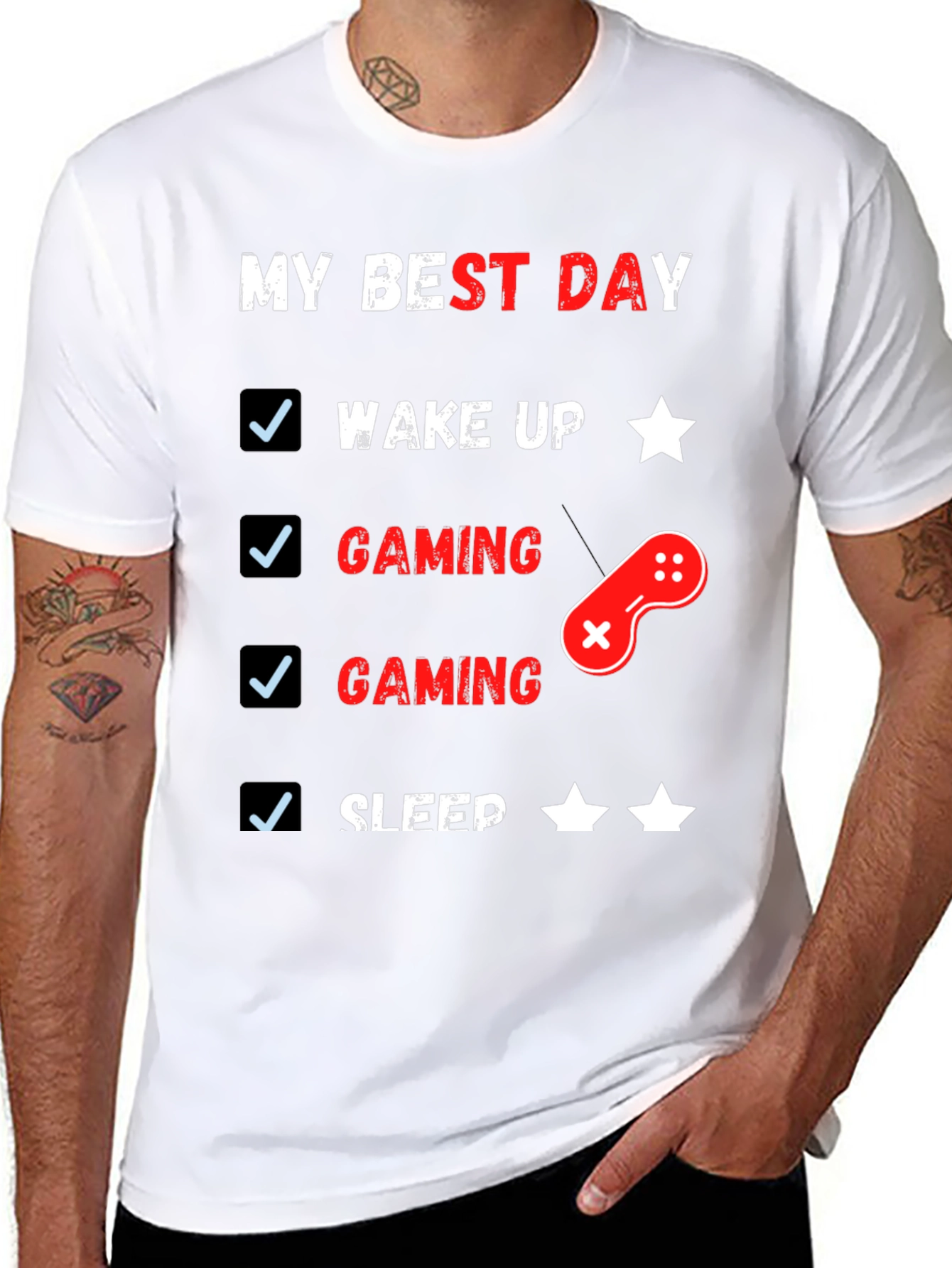 My Best Day Gaming T-Shirt
