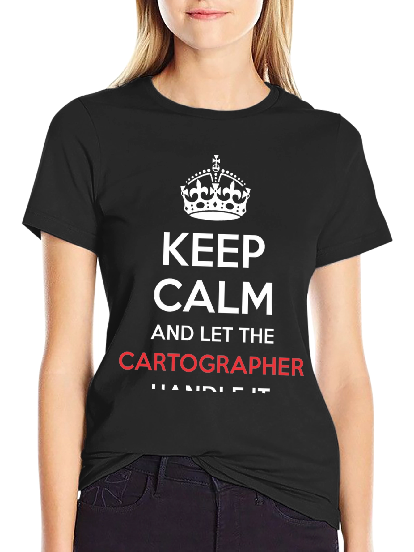 Keep Calm Cartographer T-Shirt - Funny Map Maker Tee