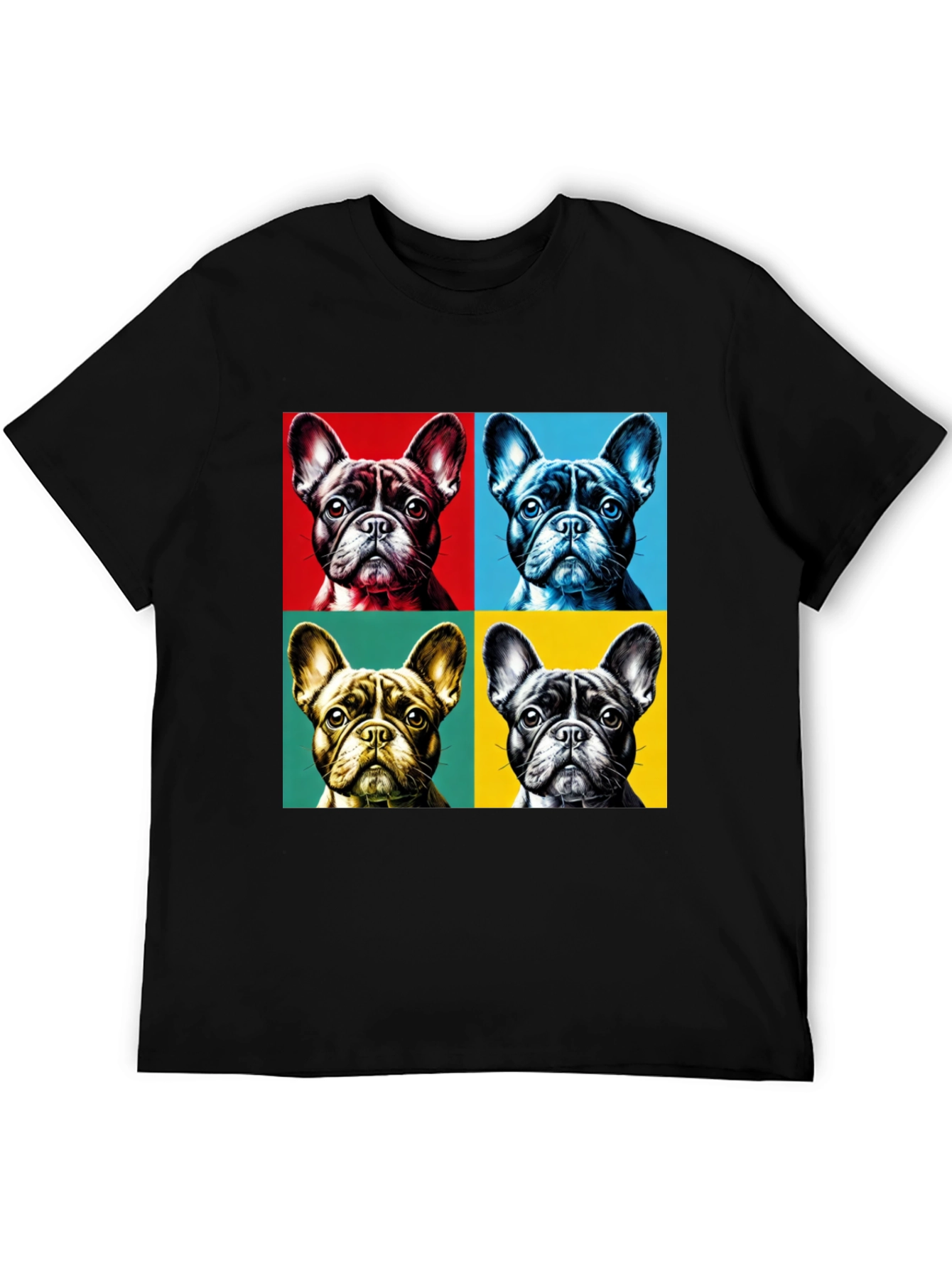 Pop Art French Bulldog Graphic Tee