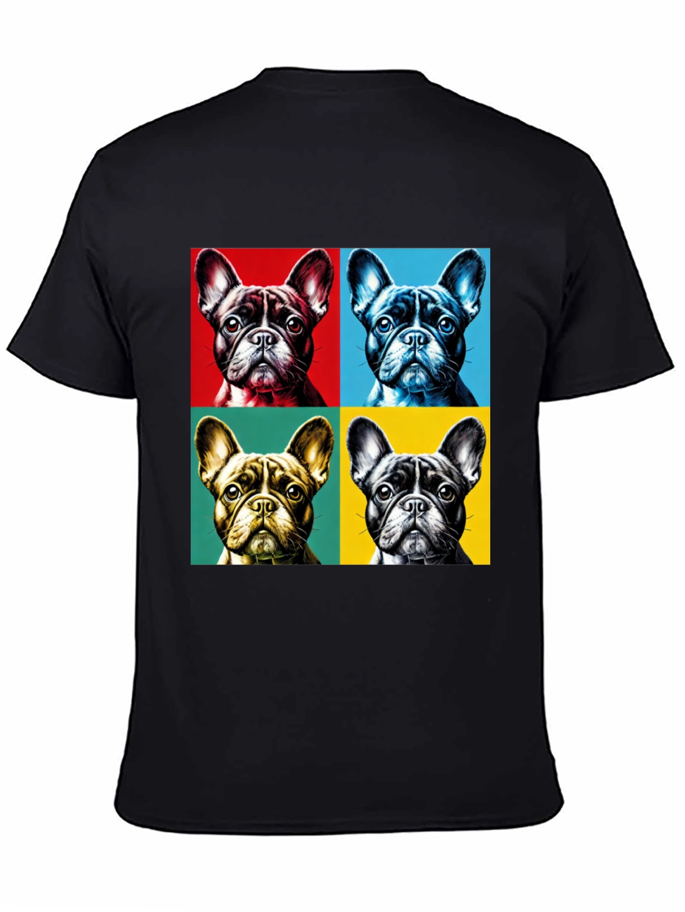 Pop Art French Bulldog Graphic Tee