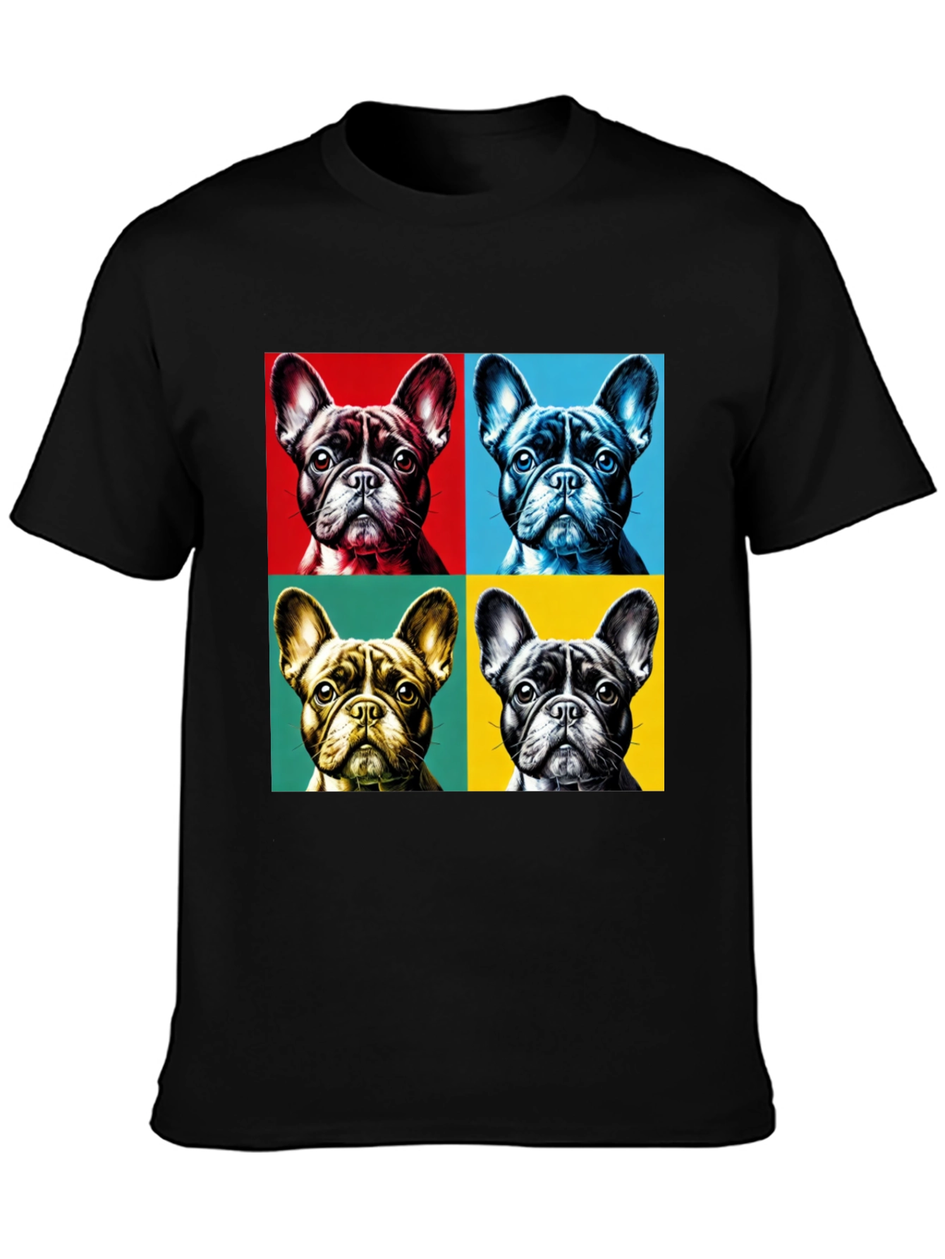 Pop Art French Bulldog Graphic Tee