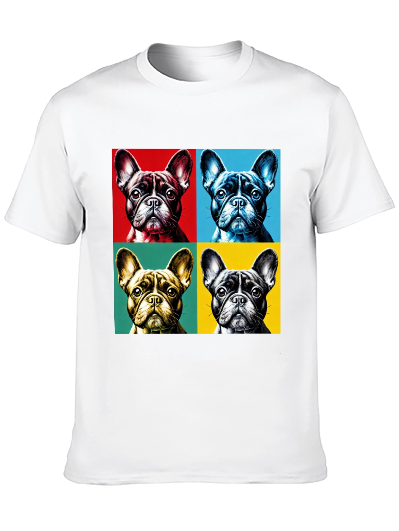 Pop Art French Bulldog Graphic Tee