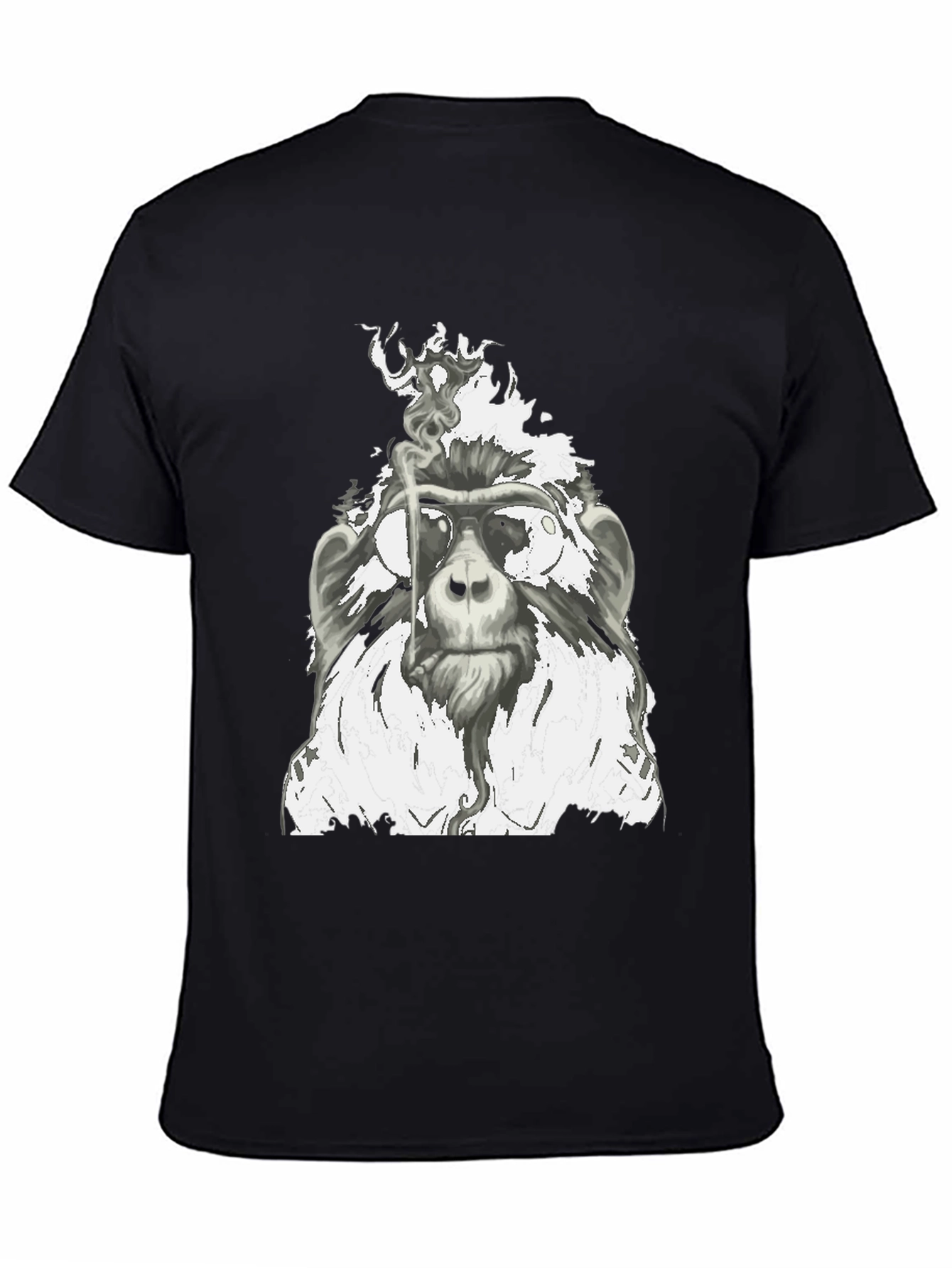 Cool Monkey Smoking T-Shirt - Unique Graphic Tee