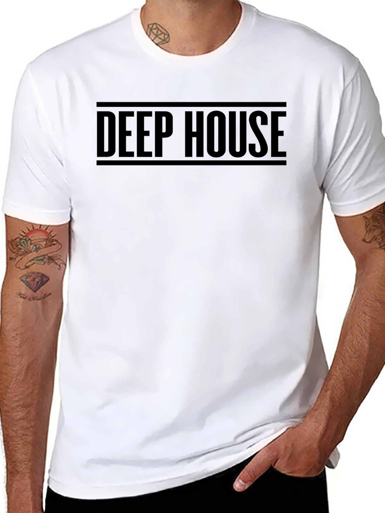 Deep House Graphic T-Shirt - Music Lover Tee