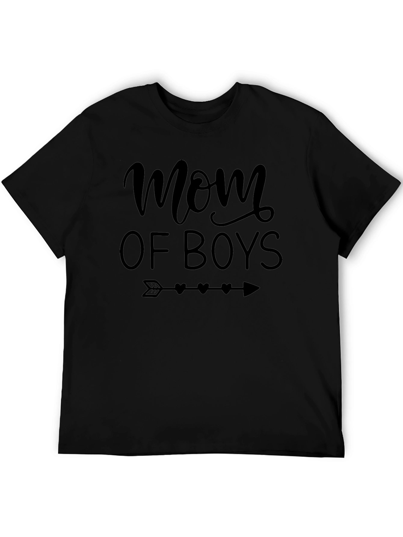 Mom of Boys T-Shirt - Arrow and Heart Design