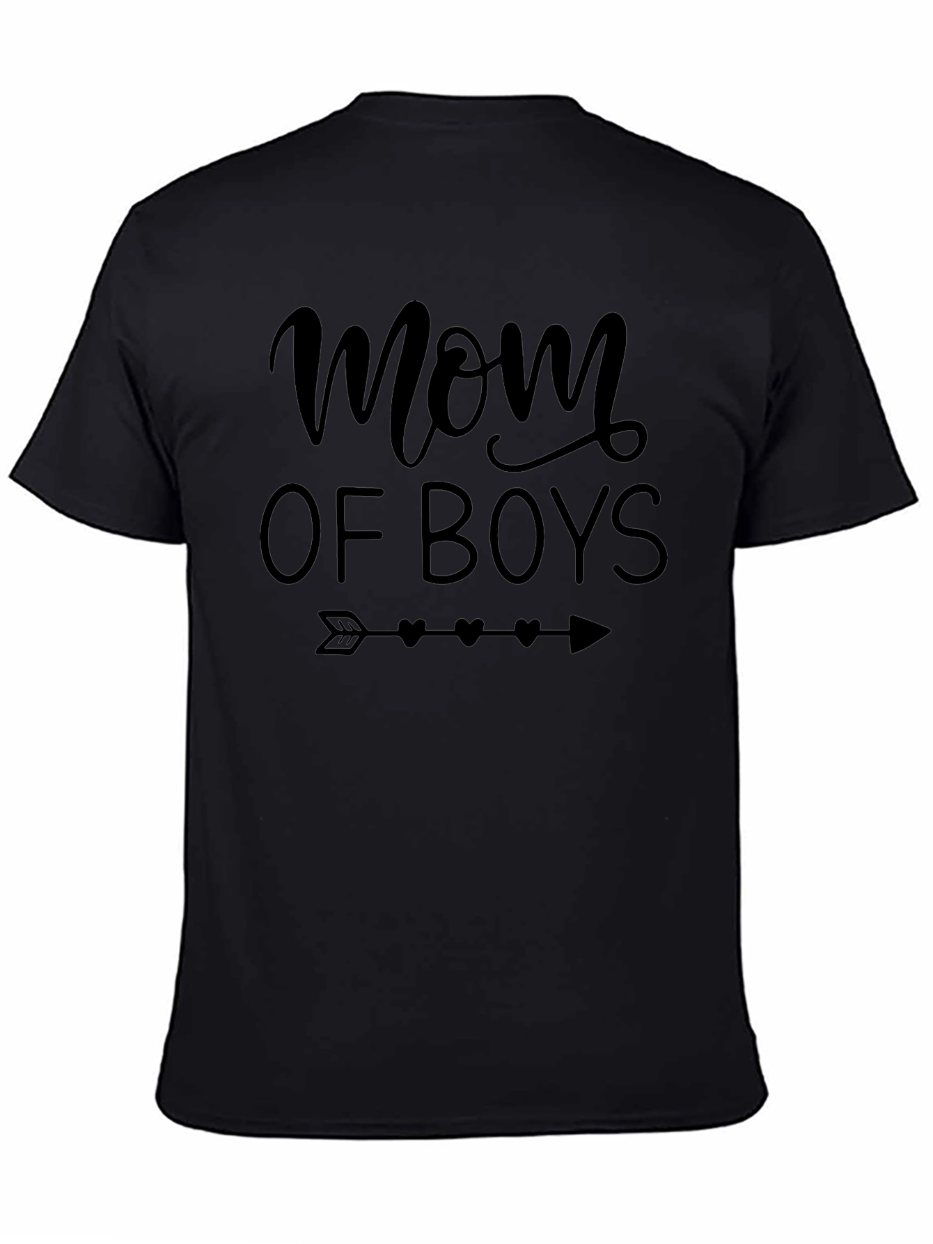 Mom of Boys T-Shirt - Arrow and Heart Design