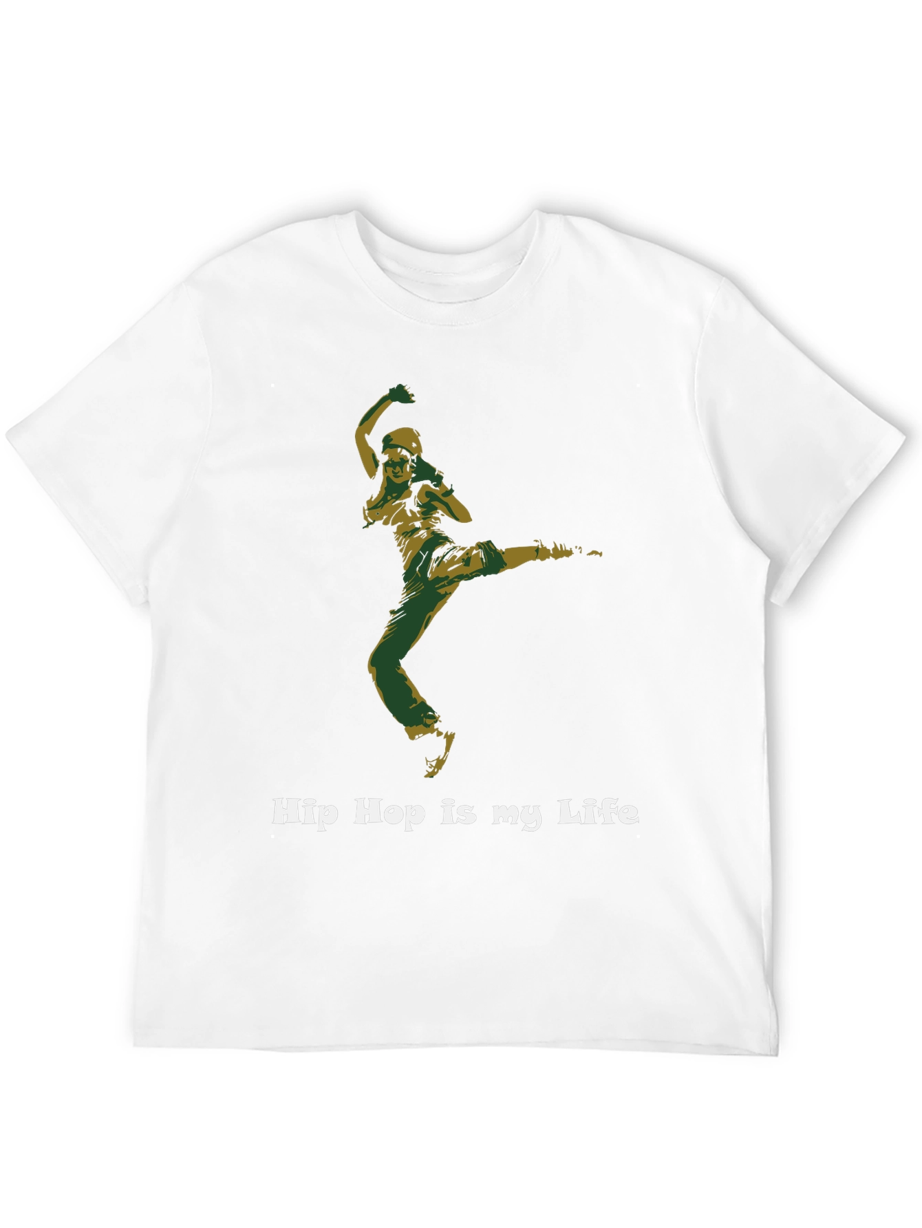Hip Hop is my Life Black Graphic T-Shirt