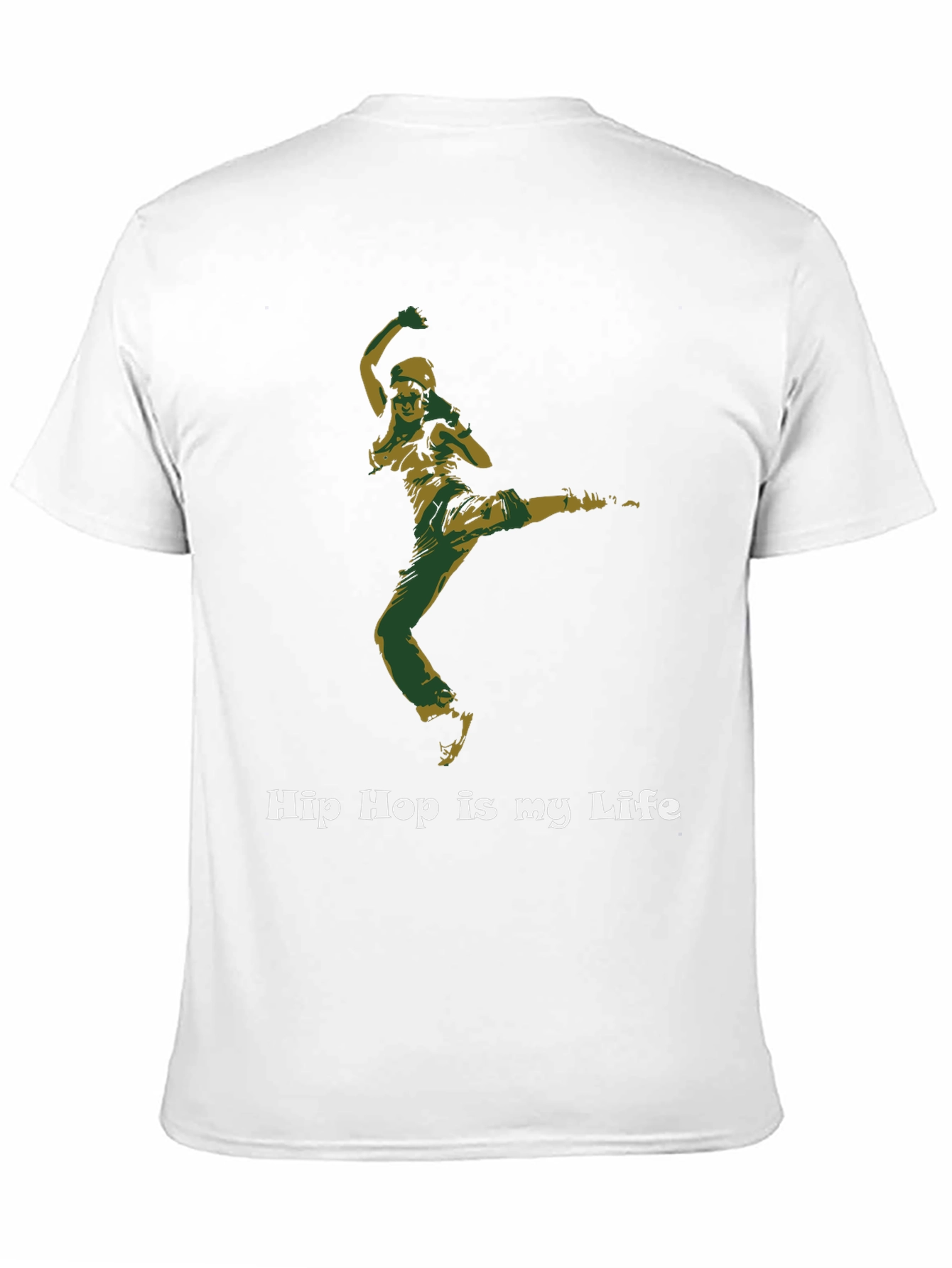Hip Hop is my Life Black Graphic T-Shirt