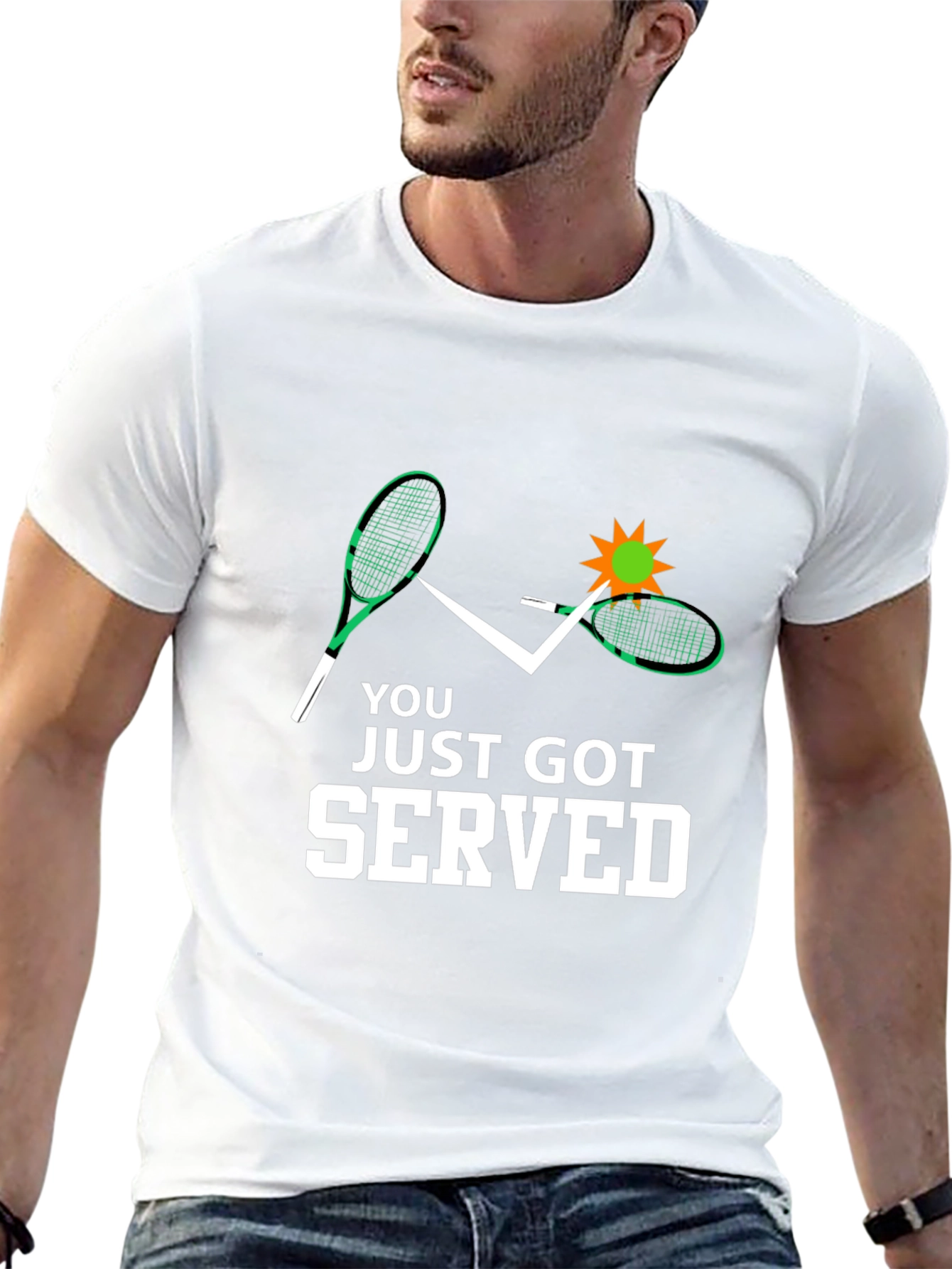 You Just Got Served Tennis Graphic Tee