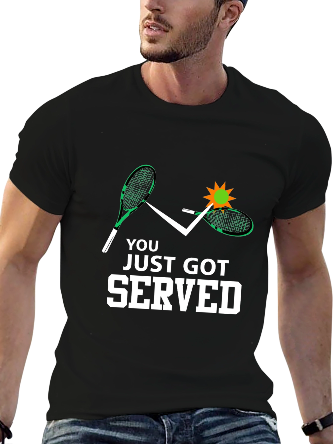 You Just Got Served Tennis Graphic Tee