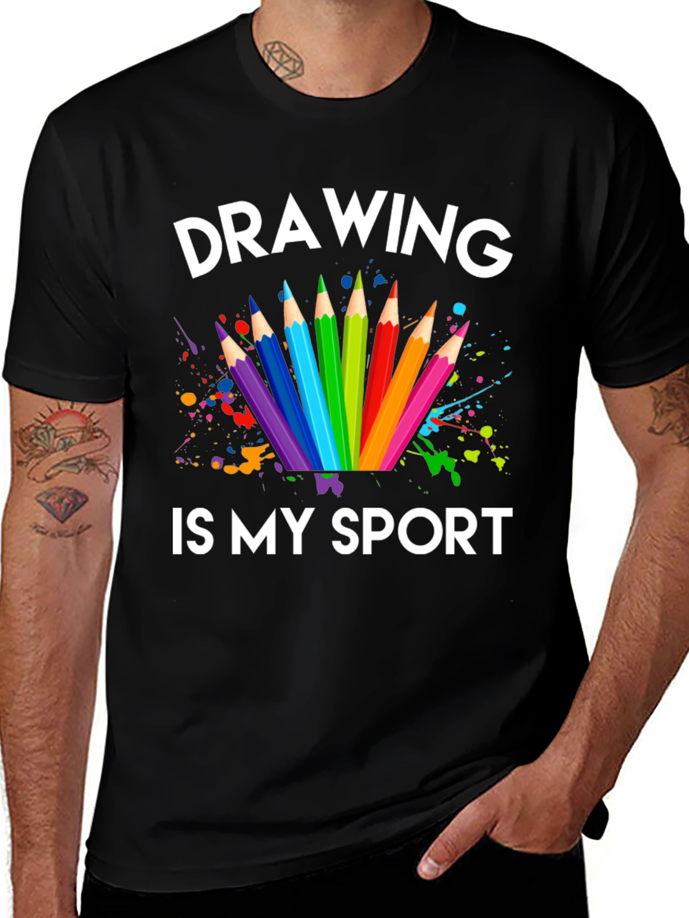 Drawing Is My Sport Graphic Tee