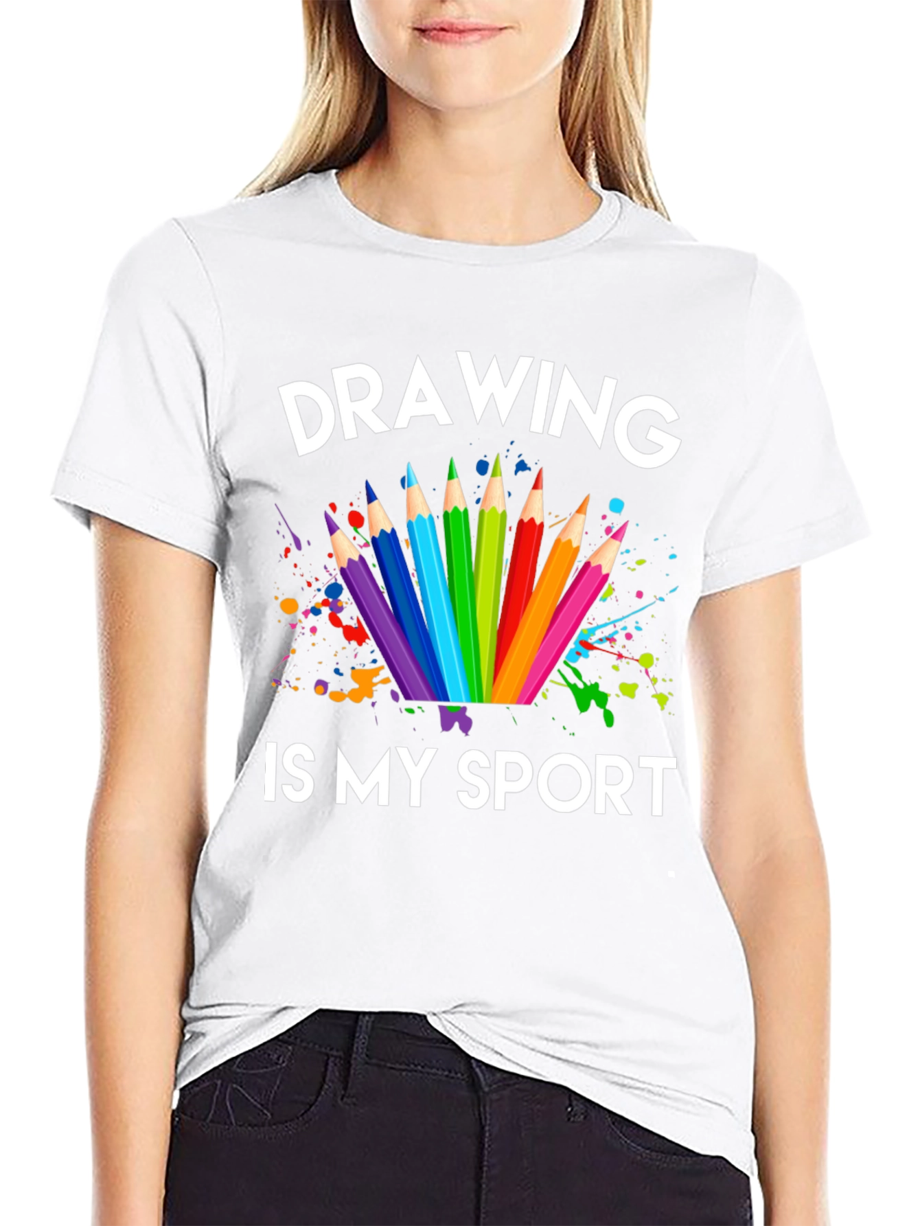 Drawing Is My Sport Graphic Tee