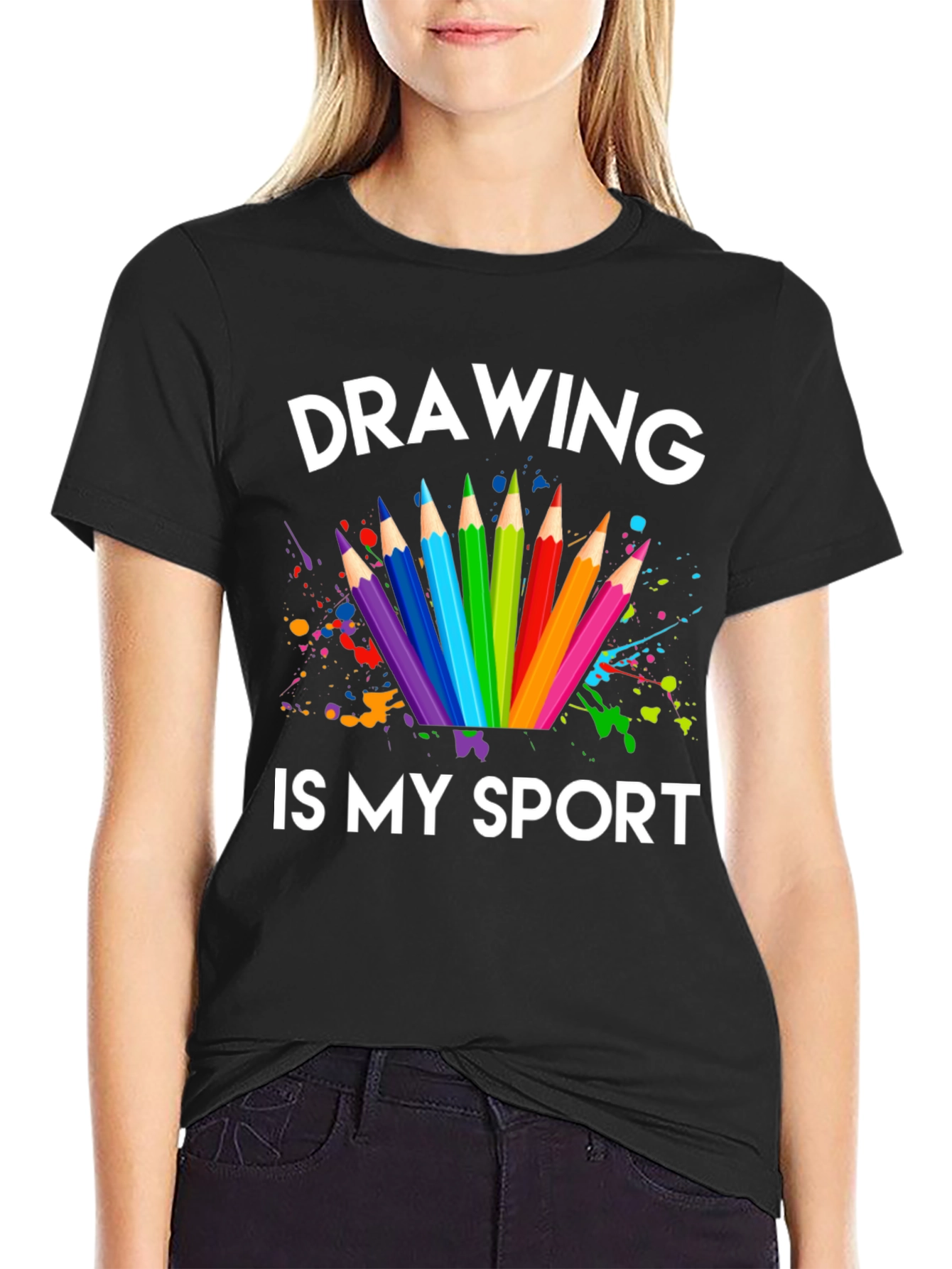 Drawing Is My Sport Graphic Tee