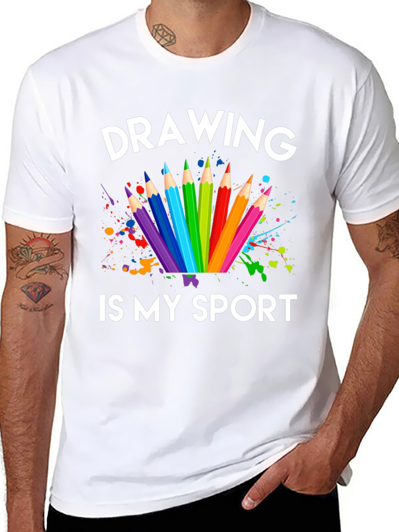 Drawing Is My Sport Graphic Tee