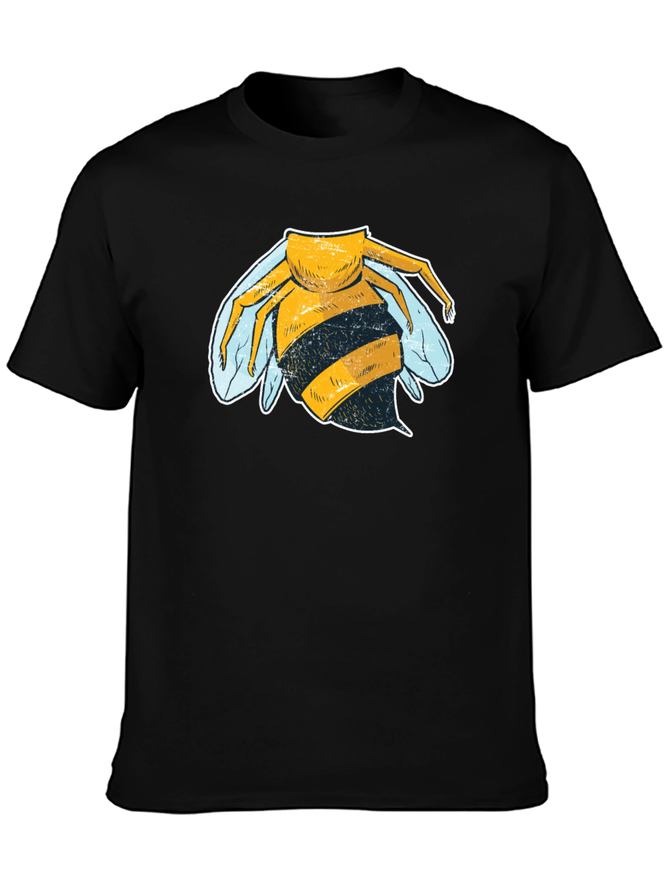 Cool Bee Graphic T-Shirt - Black Cotton Tee