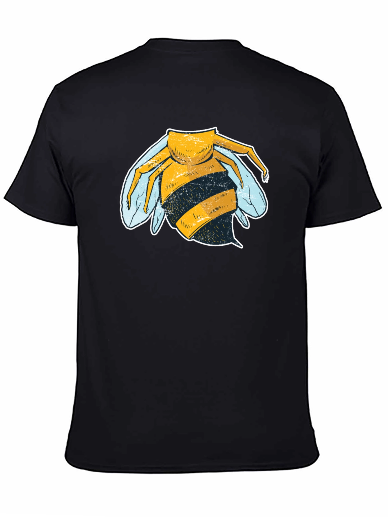 Cool Bee Graphic T-Shirt - Black Cotton Tee