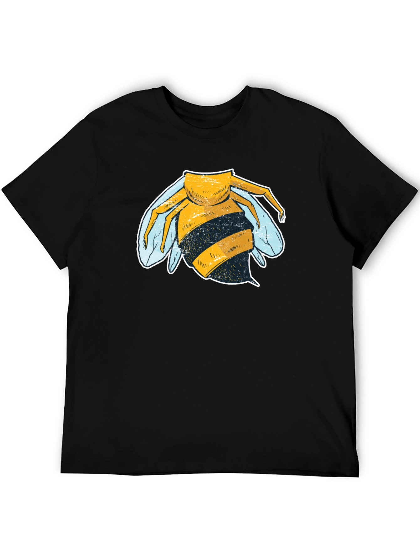 Cool Bee Graphic T-Shirt - Black Cotton Tee