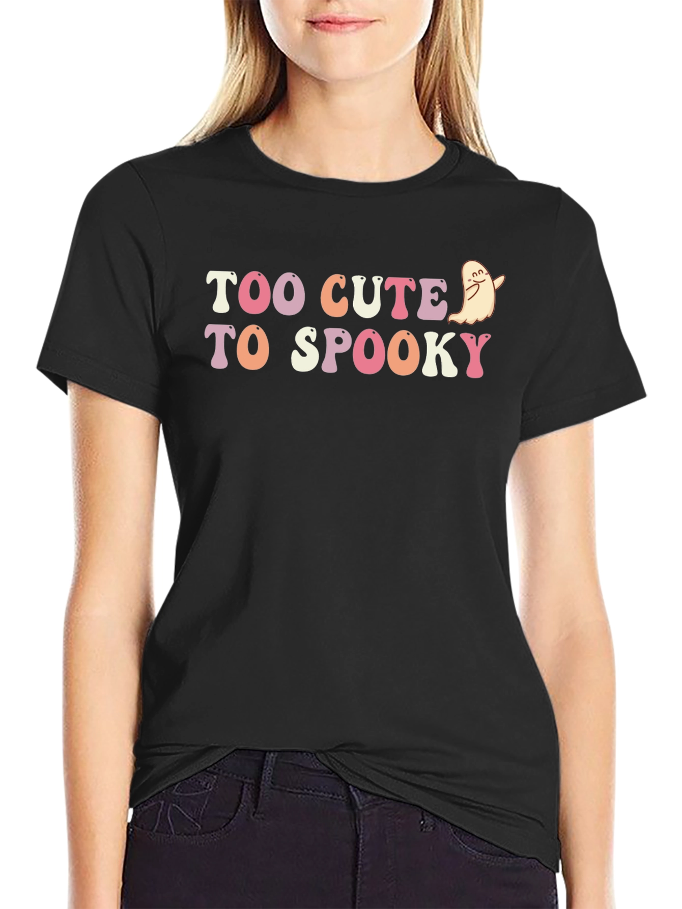 Too Cute to Spooky Halloween Graphic Tee