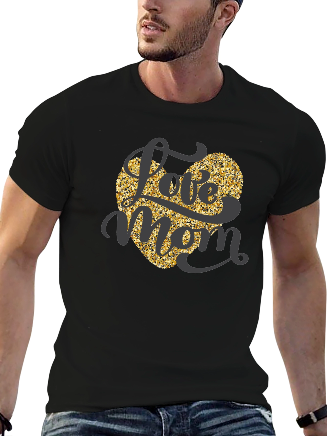 Love Mom Heart T-Shirt