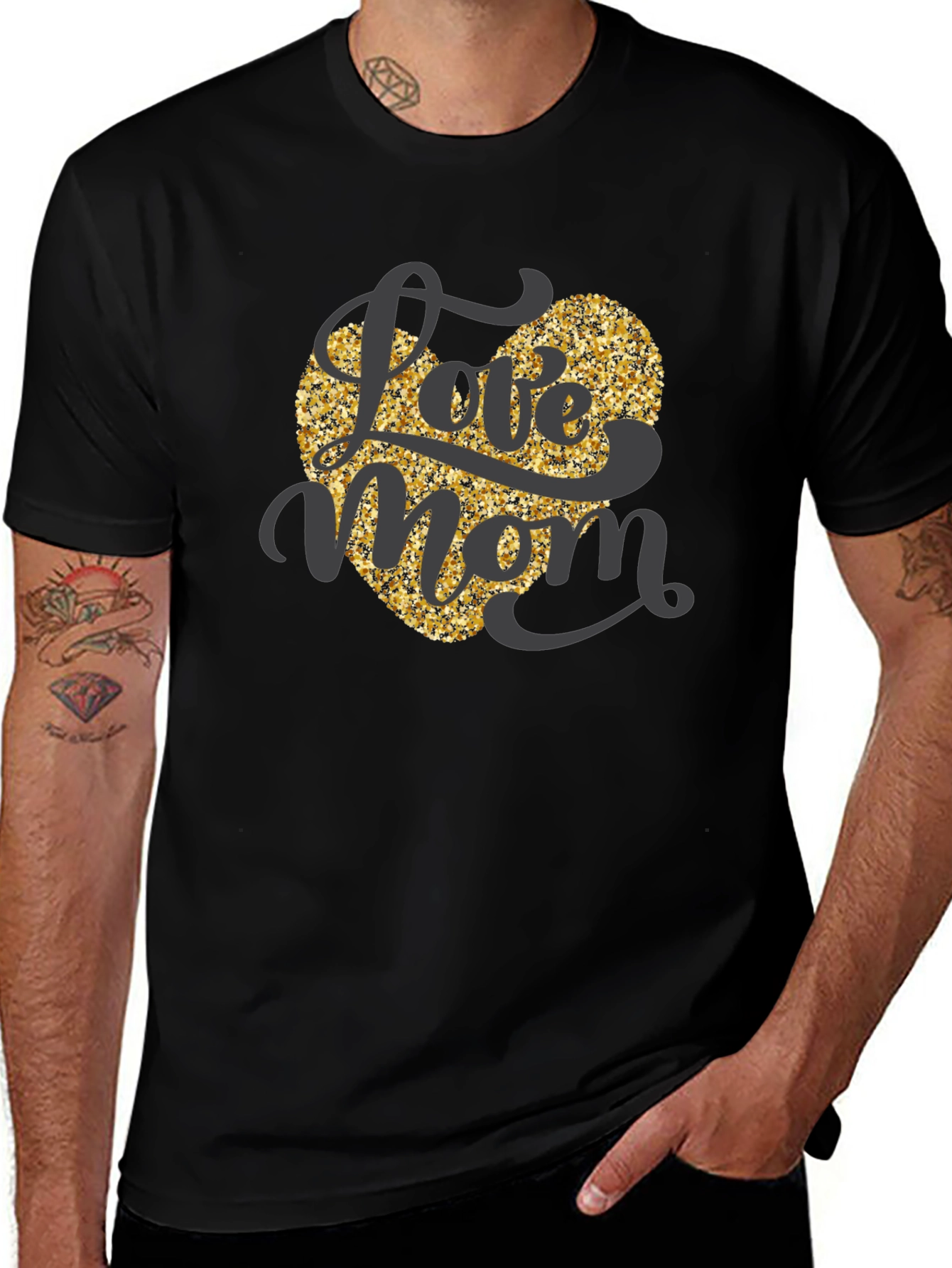 Love Mom Heart T-Shirt