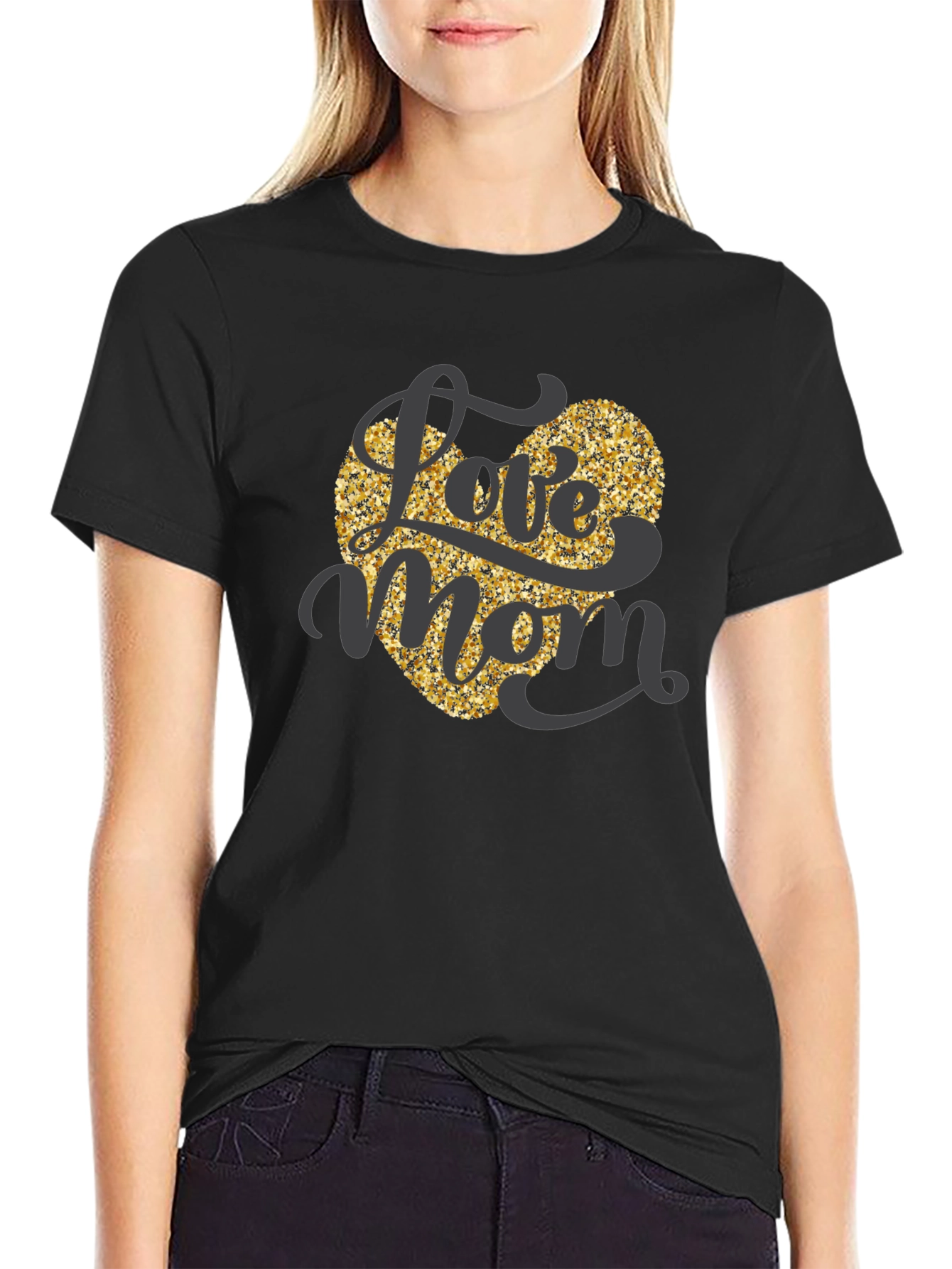 Love Mom Heart T-Shirt