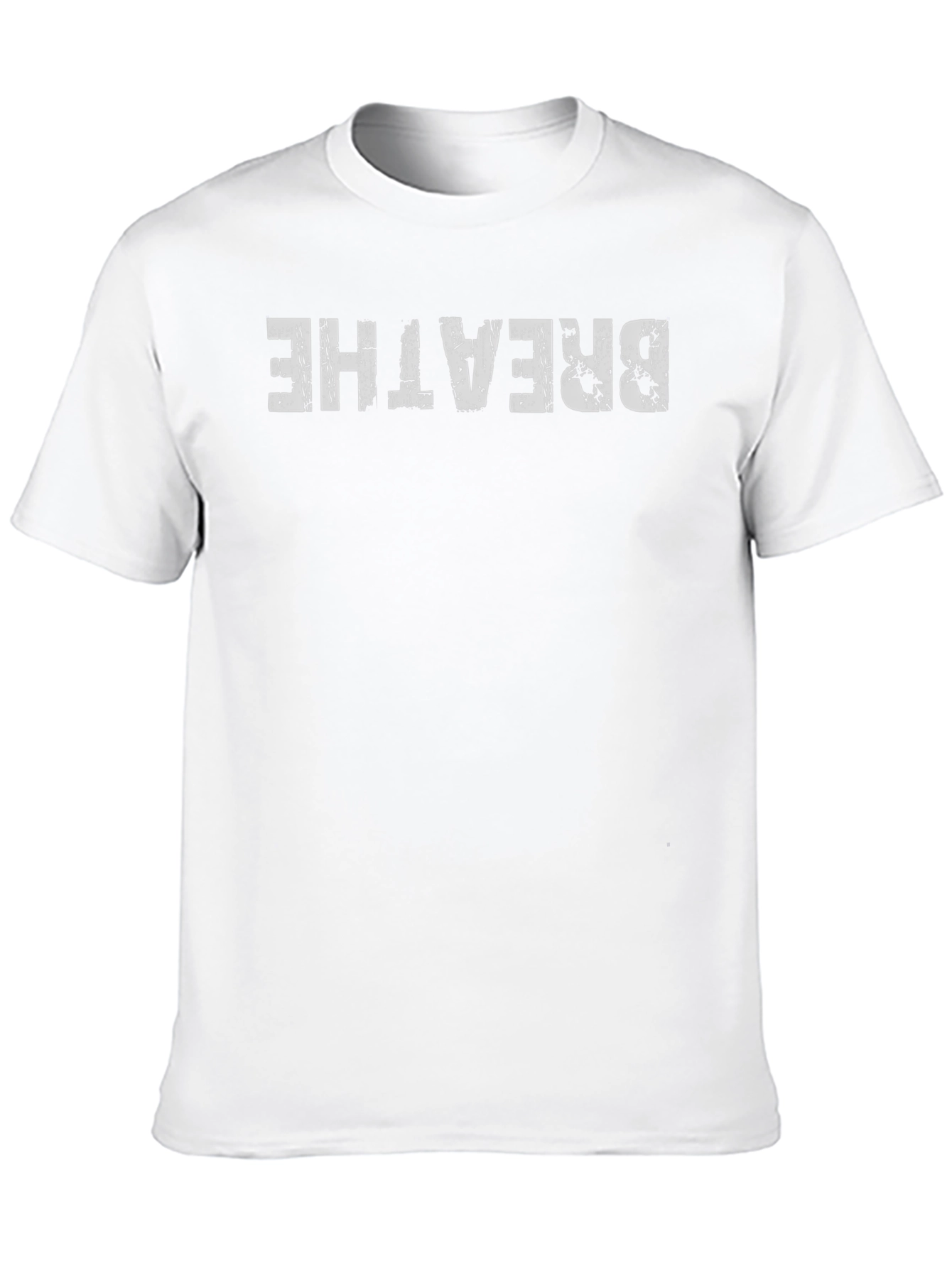 Breathe Graphic Tee - Distressed Print