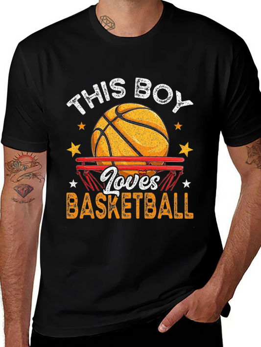 Basketball Lover Graphic T-Shirt - Black