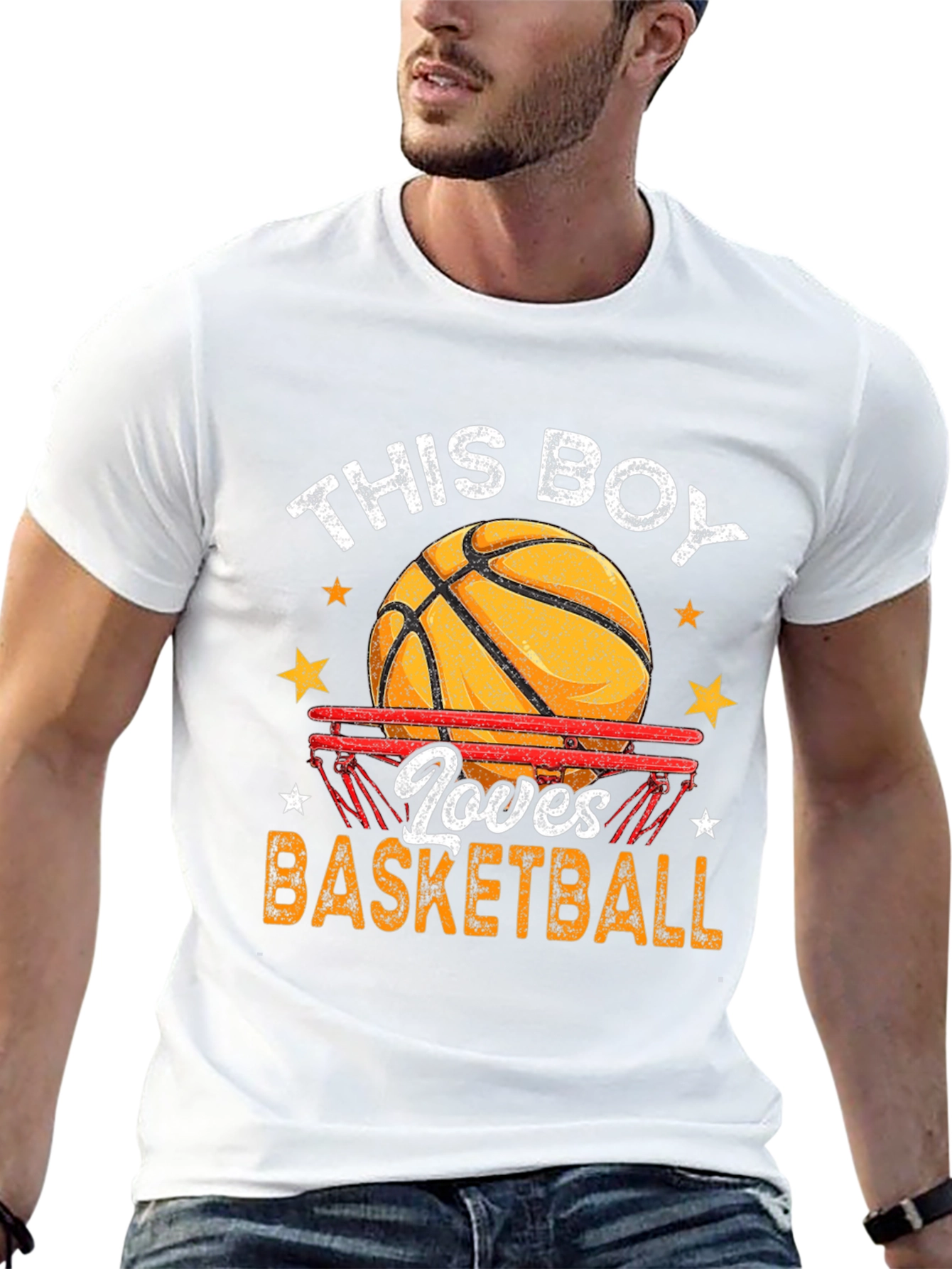 Basketball Lover Graphic T-Shirt - Black