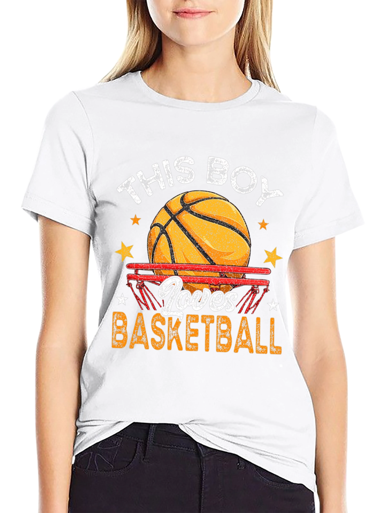Basketball Lover Graphic T-Shirt - Black