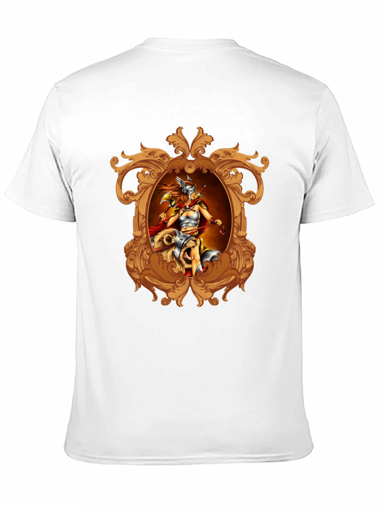 Viking Warrior Graphic Tee - Black