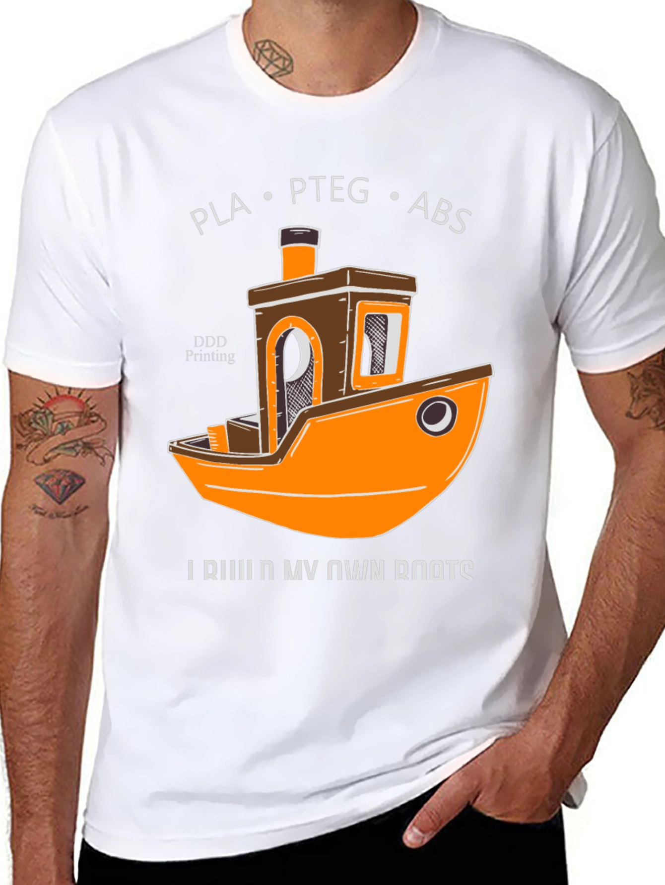 3D Printing Filament T-Shirt - PLA PETG ABS