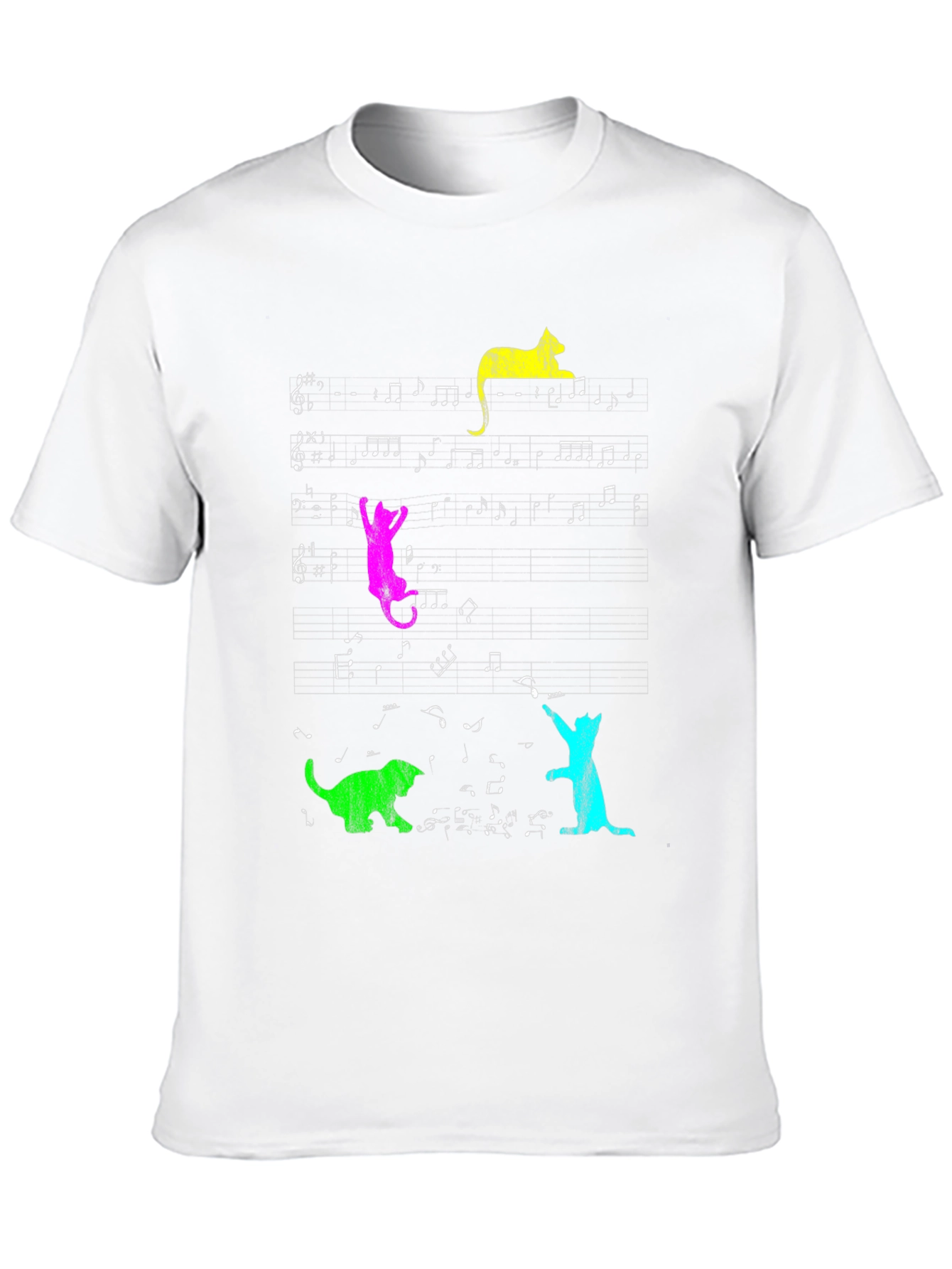 Musical Cats T-Shirt - Funny Graphic Tee