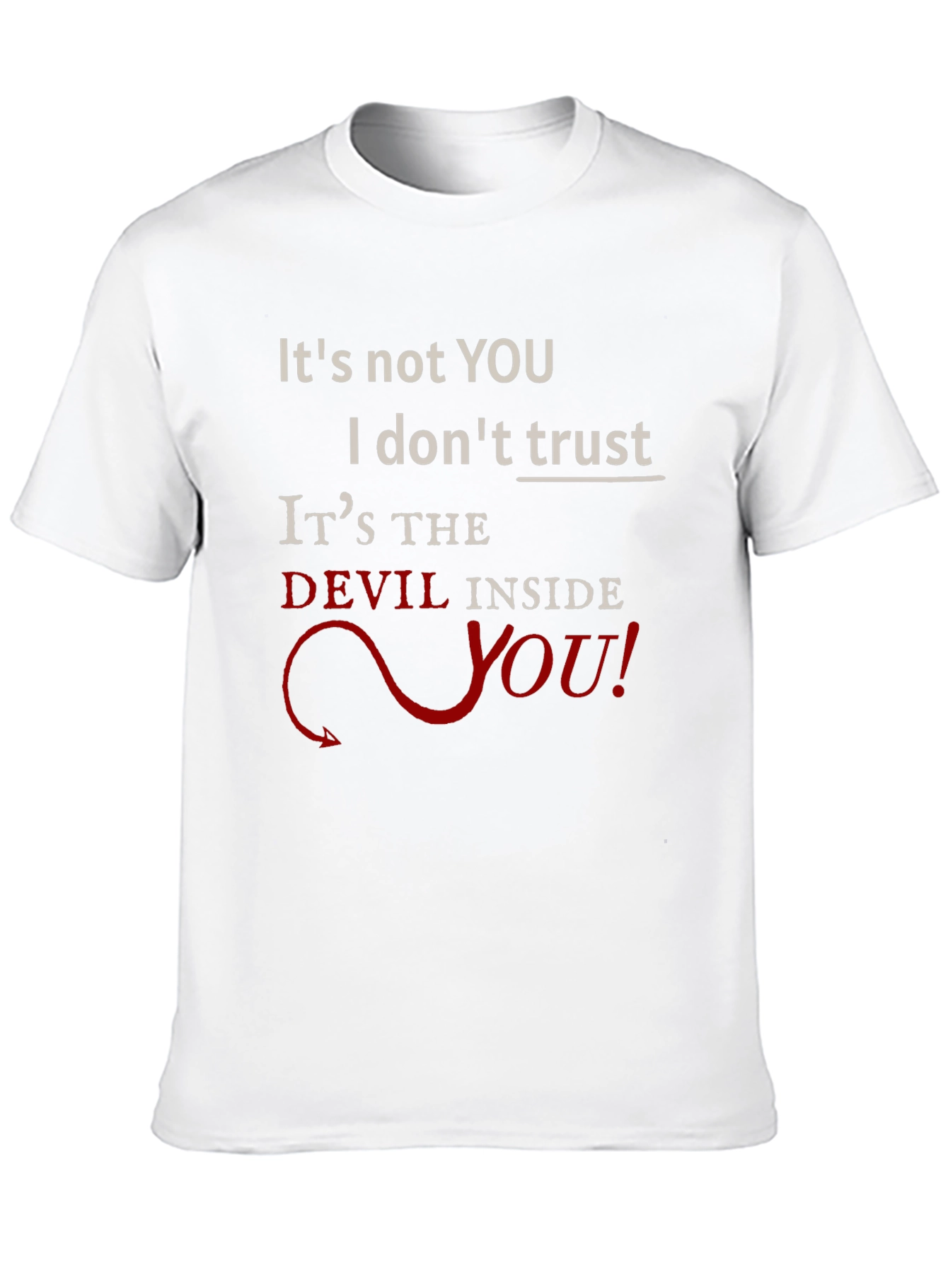 Devil Inside You Graphic T-Shirt - Mens Black Tee